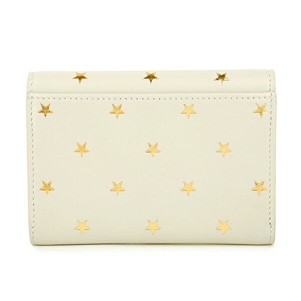 【最大5000円OFFクーポン★8/26(金)まで】サンローラン カードケース 414429 0O7HJ 9270 スター レディース ホワイト 白【送料無料】