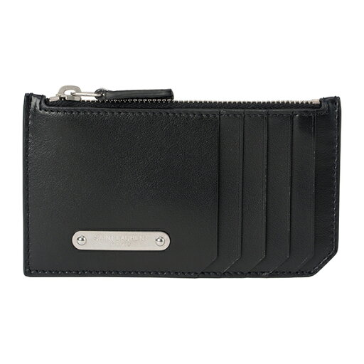 【GWスペシャルP5倍★5/6まで!さらに最大5,000円OFFクーポン対象】サンローラン カードケース SAINT LAURENT ロゴプレート 462346 DV70E 1000ユニセックス ブラック 黒 【GWスペシャルP5倍★5/6まで!さらに最大5,000円OFFクーポン対象】サンローラン カードケース SAINT LAURENT ロゴプレート 462346 DV70E 1000ユニセックス ブラック 黒