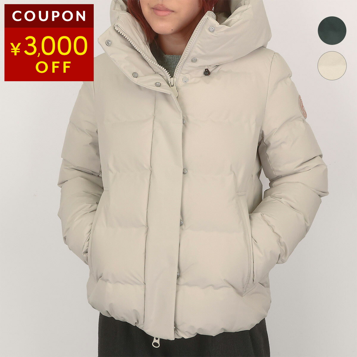 Rakuten - セーブ・ザ・ダック ジャケット SAVE THE DUCK アリーナ P32533W LEAF 21 レディース【P5倍★4/14 20:00〜4/15 23:59まで！さらに1万円で1,000円OFF★最大5,000円OFFクーポン配布中】