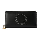 【max5000円引きクーポン4/2 14:00まで】ステラ マッカートニー 長財布(ラウンドファスナー) STELLA McCARTNEY ステラ ロゴ 700251 W8856 1000 レディース ブラック 黒