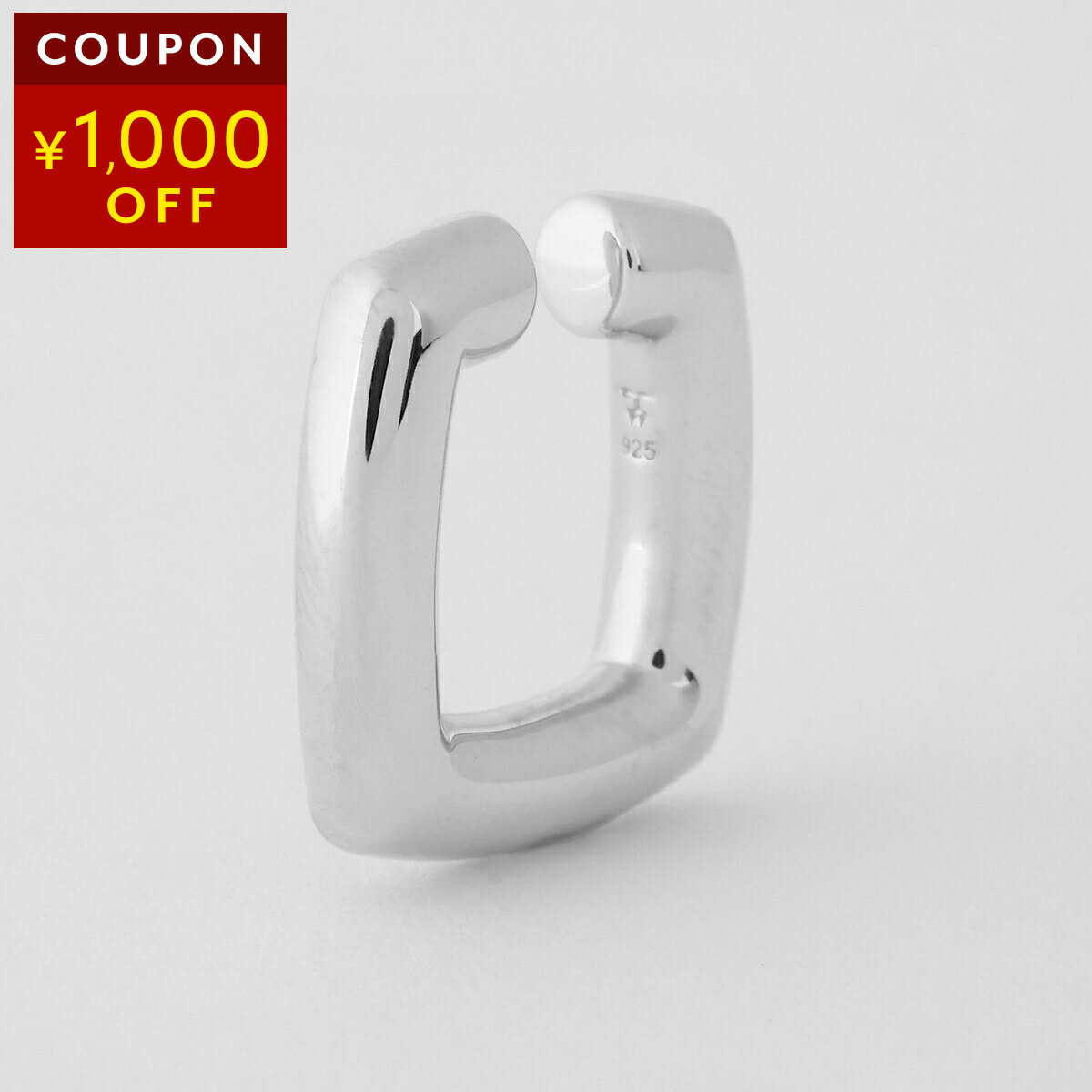 Rakuten - トムウッド イヤーカフ TOMWOOD フレーム EAR CUFF 101538 OS ユニセックス シルバー 銀【P5倍★5/30 0:00〜6/2 09:59まで！さらに1万円で1,000円OFF★最大5,000円OFFクーポン配布中】