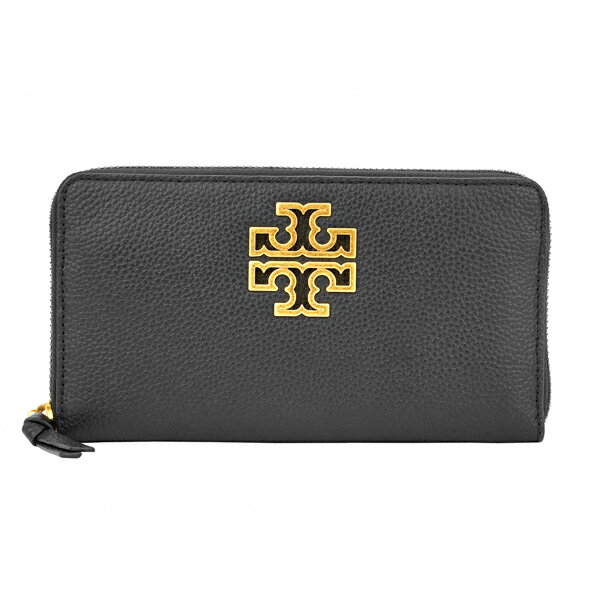 【1万円以上500円OFFクーポン】トリーバーチ 長財布(ラウンドファスナー) TORY BURCH 60413 002 BLACK/ROLLED GOLD 財布 ブリテン BRITTEN ZIP CONTINENTAL WALLET レディース BLACK/ROLLED GOLD(ブラック/ロールドゴールド) ブラック 黒【 送料無料】