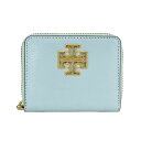 トリーバーチ 財布（レディース） 【GWスペシャル★最大10,000円OFFクーポンあり】トリーバーチ 2つ折り財布 TORY BURCH ブリテン 139266 409 レディース ライトブルー 水色