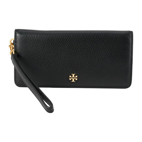 トリーバーチ 財布（レディース） 【最大5,000円OFFクーポン】トリーバーチ 長財布 TORY BURCH ブレイク カラーブロック 81318 006 レディース ブラック 黒 ベージュ