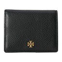 トリーバーチ 革二つ折り財布 レディース 【最大5,000円OFFクーポン対象】トリーバーチ 2つ折り財布 TORY BURCH ブレイク カラーブロック 84691 006 レディース ブラック 黒 ベージュ