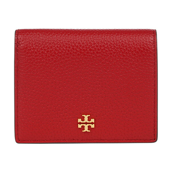 トリーバーチ 財布（レディース） 【10%OFF★楽天スーパーSALE対象】トリーバーチ 2つ折り財布 TORY BURCH ブレイク 84691 607 レディース レッド 赤 ベージュ