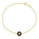 【P5倍7/30~8/1 23:59まで★さらに最大5,000円OFFクーポン】トリーバーチ ブレスレット TORY BURCH キラ エナメル 90284 720 レディース ゴールド 金 ブラック 黒