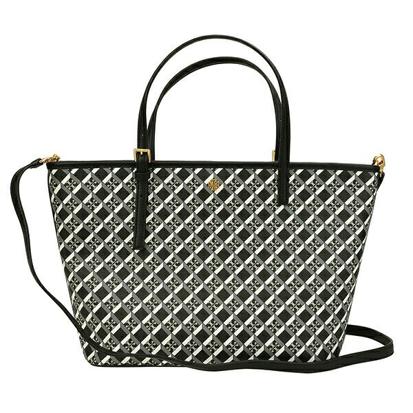 トリーバーチ ハンドバッグ TORY BURCH ジオ ロゴ 143703 897 レディース ブラック...