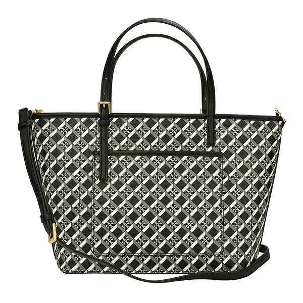 トリーバーチ ハンドバッグ TORY BURCH ジオ ロゴ 143703 897 レディース ブラック...