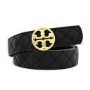 【P5倍5/25限定★さらに最大5,000円OFFクーポン】トリーバーチ ベルト TORY BURCH ウィラ 140930 001 Mレディース