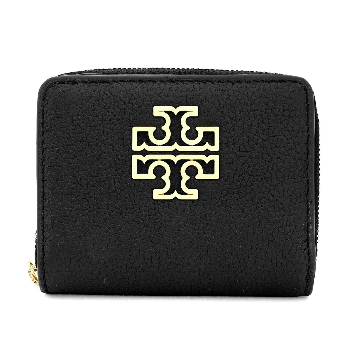 トリーバーチ 財布（レディース） 【10%OFF★楽天スーパーSALE対象】トリーバーチ 2つ折り財布 TORY BURCH ブリテン 146708 001 レディース ブラック 黒