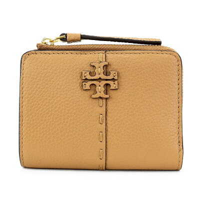 【P5倍4/25限定★最大5,000円OFFクーポン対象】トリーバーチ 2つ折り財布 TORY BURCH マックグロー 148751 227レディース ブラウン 茶