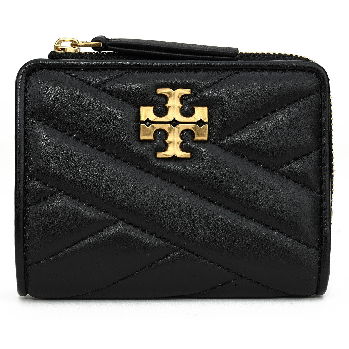 トリーバーチ 財布（レディース） 【最大5,000円OFFクーポン対象】トリーバーチ 2つ折り財布 TORY BURCH キラ 153121 001 レディース ブラック 黒