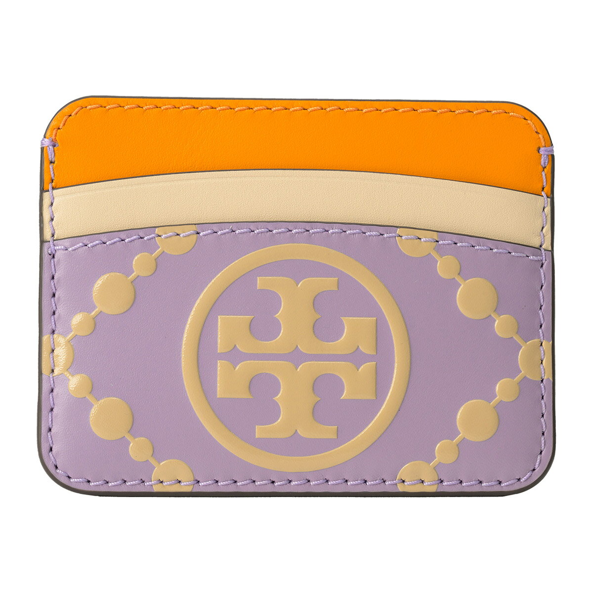 楽天ブランドストリートリング【最大5,000円クーポン対象】トリーバーチ カードケース TORY BURCH Tモノグラム コントラスト エンボス 87184 520レディース ライトパープル 紫