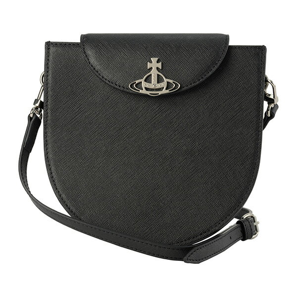 乐天商城 - ヴィヴィアン ウエストウッド ショルダーバッグ Vivienne Westwood ハーフムーン 43030094 L001N N402 レディース ブラック 黒【P5倍★5/30 0:00〜6/2 09:59まで！さらに1万円で1,000円OFF★最大5,000円OFFクーポン配布中】