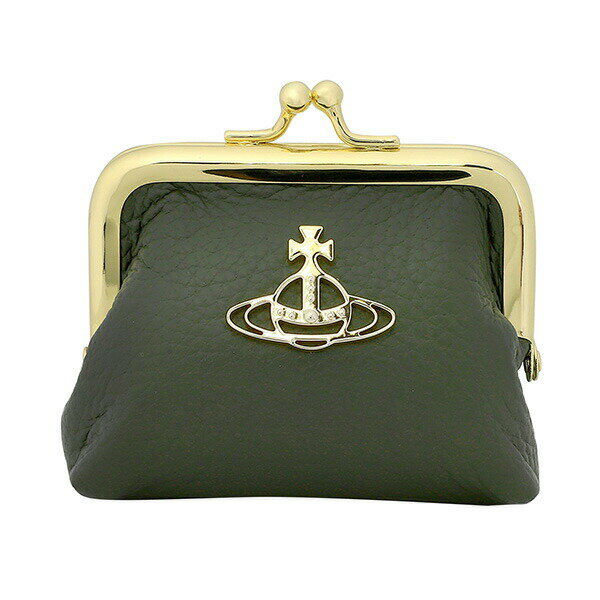 【10%OFF★楽天スーパーSALE対象】ヴィヴィアン ウエストウッド コインケース Vivienne Westwood グレインレザー 52010004 L001J M408 ユニセックス カーキ オリーブ 緑