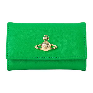 【P5倍11/1〜11/3 23:59まで★さらに1,000円OFFクーポン】ヴィヴィアン ウエストウッド キーケース Vivienne Westwood サフィアーノバイオグリーン 51020015U S000B M401 レディース グリーン 緑