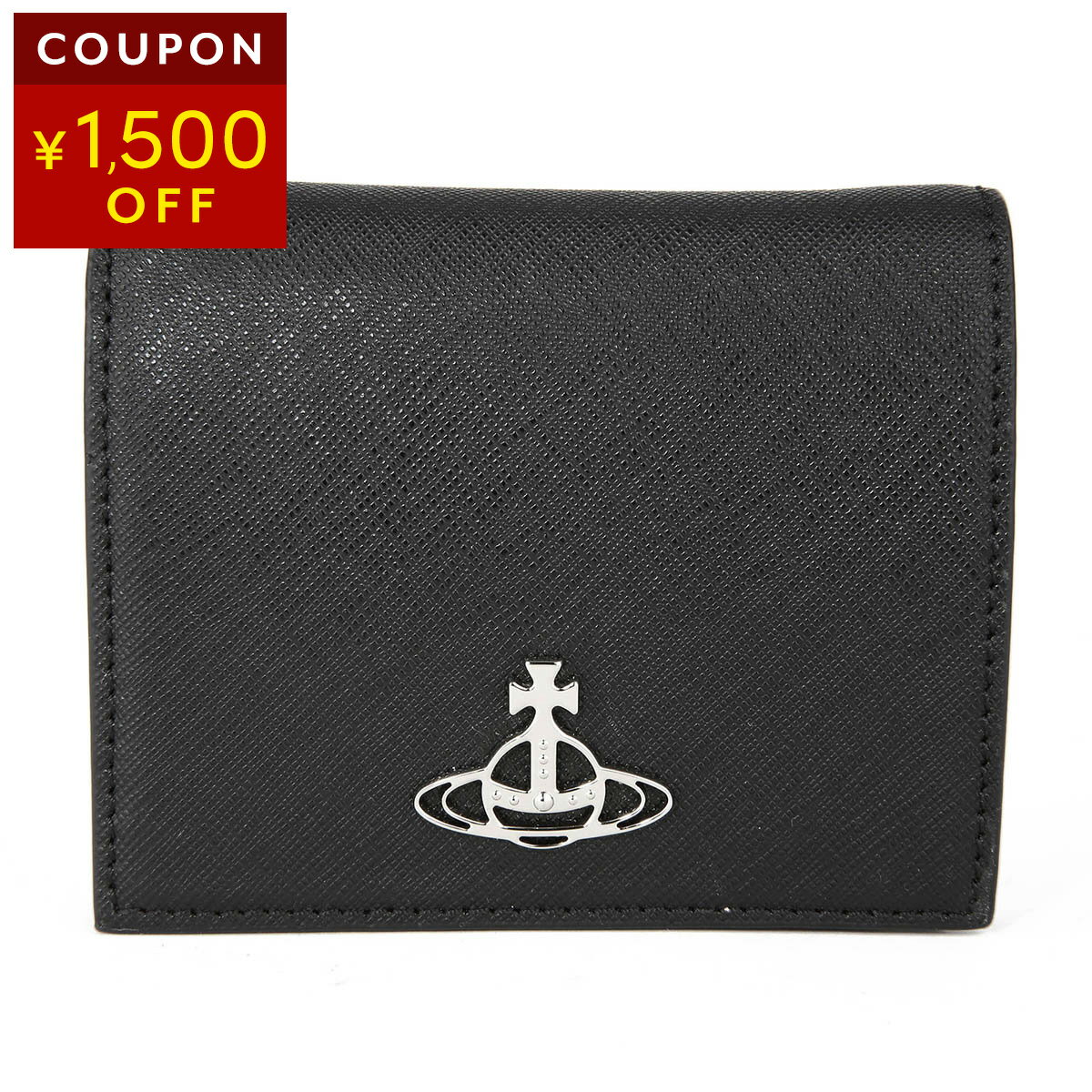 新品未使用 ヴィヴィアンウエストウッド 折財布 イタリア製 サフィアーノレザー Vivienne Westwood（ヴィヴィアンウエストウッド） 財布 三つ折り