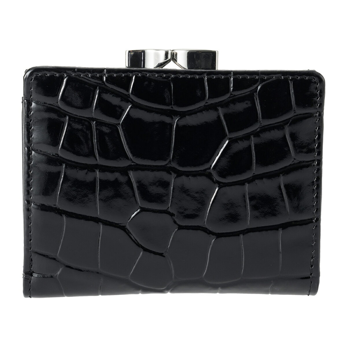 【P5倍1/9 20:00〜1/10 23:59まで！3,000円OFF★決算クーポン】ヴィヴィアン ウエストウッド 3つ折り財布 Vivienne Westwood クロコダイル エンボス 5115002NW L0098 N401 ユニセックス ブラック 黒