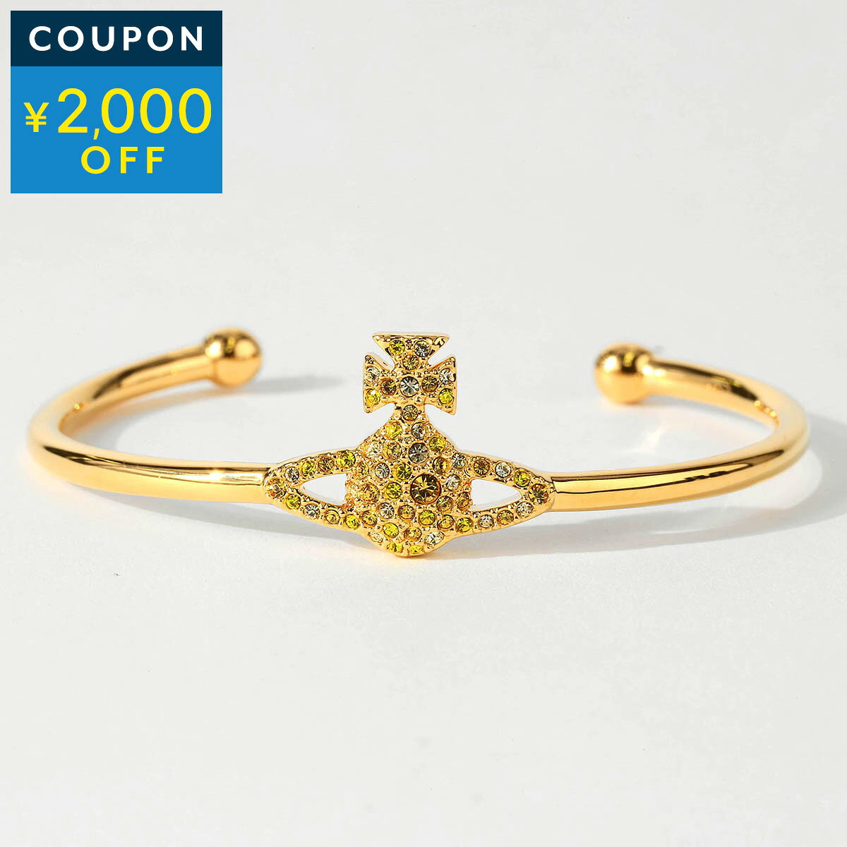 乐天商城 - ヴィヴィアン ウエストウッド ブレスレット Vivienne Westwood グレース バス レリーフ 61010007 02R979 レディース ゴールド 金 イエロー 黄色【P5倍★5/30 0:00〜6/2 09:59まで！さらに1万円で1,000円OFF★最大5,000円OFFクーポン配布中】