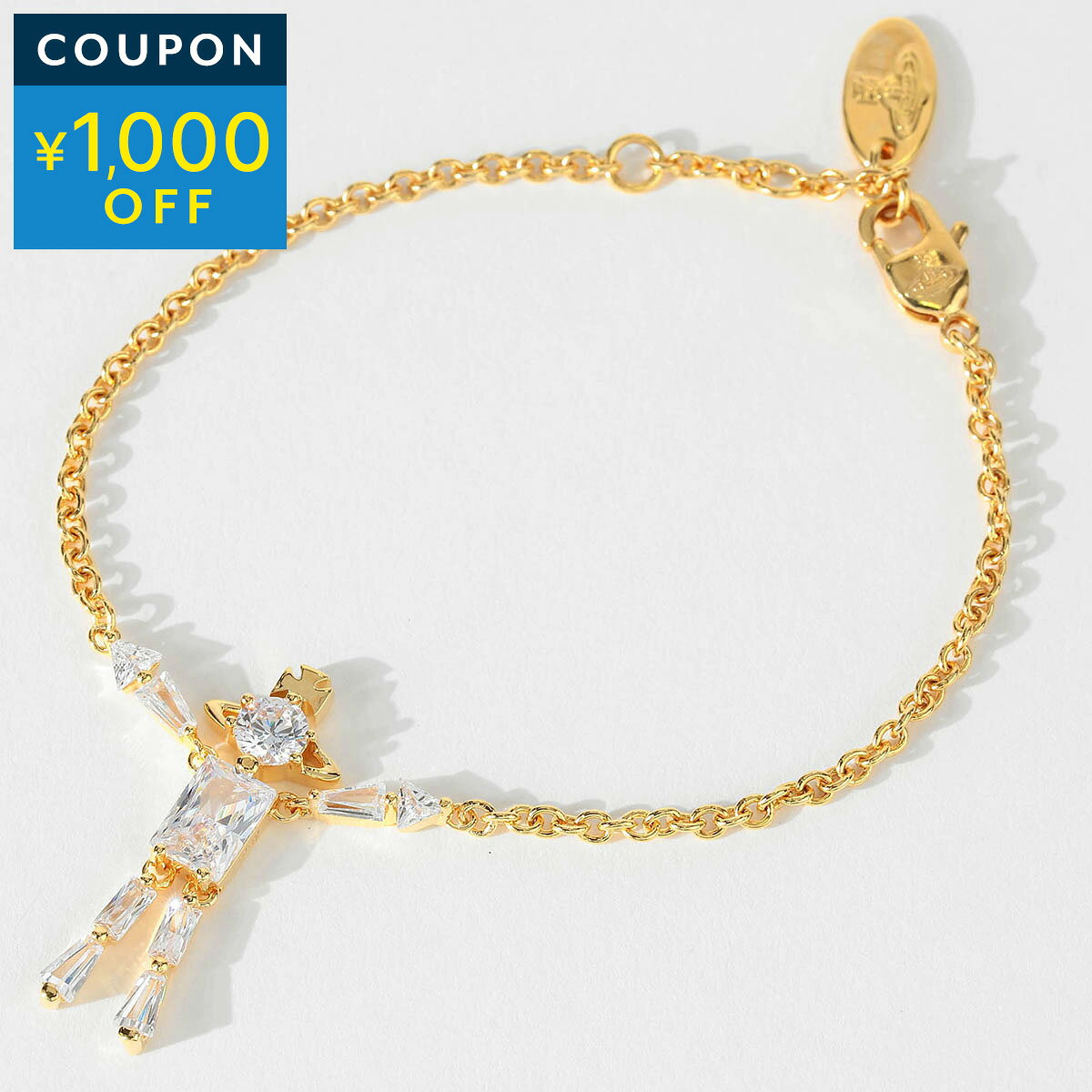 樂天商城 - ヴィヴィアン ウエストウッド ブレスレット Vivienne Westwood イッサ ロボット 6102026H 02R102 レディース ゴールド 金【P5倍★4/14 20:00〜4/15 23:59まで！さらに1万円で1,000円OFF★最大5,000円OFFクーポン配布中】