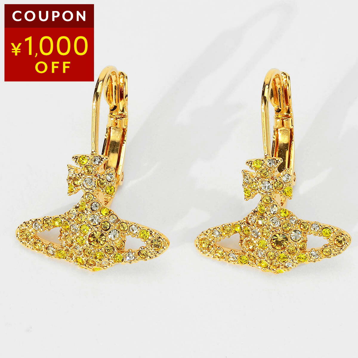 樂天商城 - ヴィヴィアン ウエストウッド ピアス Vivienne Westwood グレース バス レリーフ 62020027 02R979 レディース ゴールド 金 イエロー 黄色【P5倍★5/30 0:00〜6/2 09:59まで！さらに1万円で1,000円OFF★最大5,000円OFFクーポン配布中】