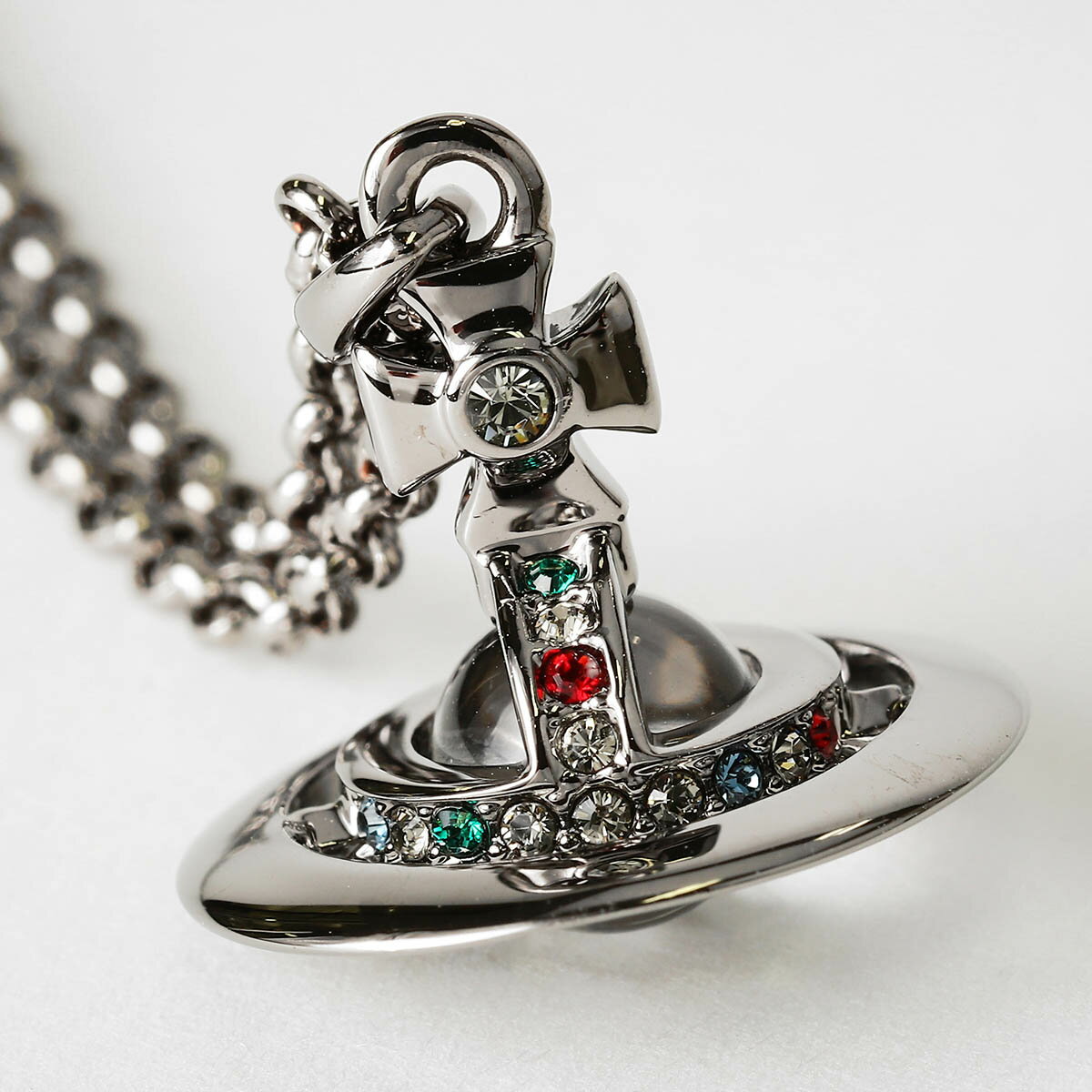 ヴィヴィアン ウエストウッド ネックレス Vivienne Westwood NEW PETITE ORB 63020098 02S001 CN 27723274 S001 ユニセックス ガンメタル【1万円以上で1,000円OFF★最大5,000円OFFクーポン配布中】 2