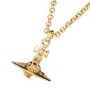 【最大3000円OFFクーポン★1/18(月)14:00まで】ヴィヴィアン ウエストウッド ネックレス Vivienne Westwood 63020098 R001 アクセサリー ニュー プチ オーブ NEW PETITE ORB PENDANT レディース GOLD(ゴールド) ゴールド 金【 送料無料】