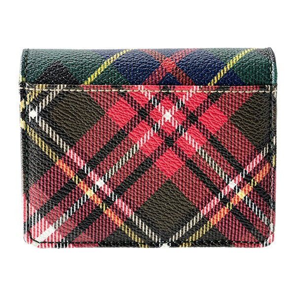 【最大3000円OFFクーポン★4/22(木)14：00まで】ヴィヴィアン ウエストウッド 2つ折り財布 Vivienne Westwood 51070029 10256 O208 財布 エディ EDIE WOMAN BILLFOLD レディース PATCHWORK(パッチワーク) グリーン系 マルチ/ブラック 黒【 送料無料】