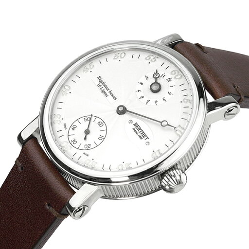 【公式特典ポイント10倍】 正規代理店 ベルテ BERTHET ORBIS BLANC オルビス ブラン ウォッチ BR.ORB.43.WH.S.L メンズ レディース 手巻き ブランド 腕時計