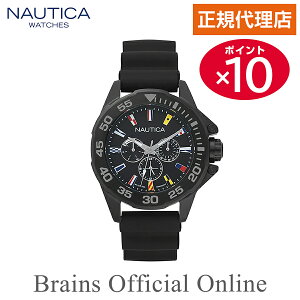 ノーティカ腕時計NAPMIA001ユニセックスマイアミブラック