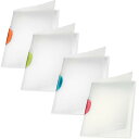 LEITZ ライツ カラークリップマジック オレンジ グリーン ライトブルー レッド 4色セット 4174-00-45 4174-00-59 4174-00-2...