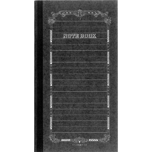 ツバメノート 黒表紙 B6変形 罫線 TBFK-B6KB - 送料無料※800円以上 メール便発送