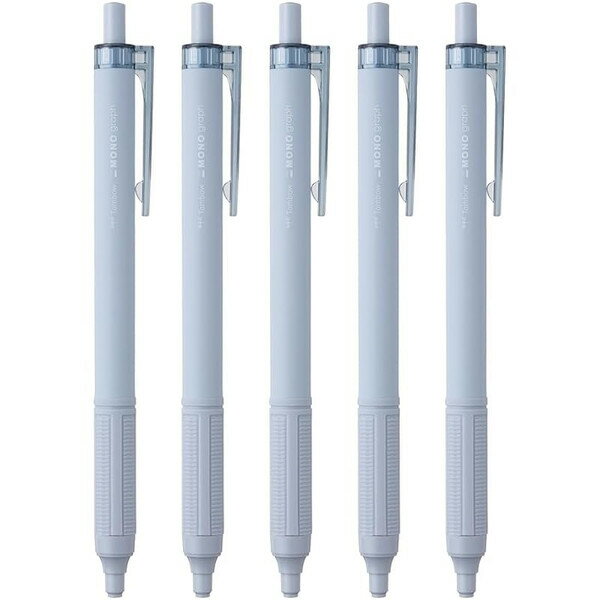 Rakuten - トンボ鉛筆 油性ボールペン モノグラフライト 0.38mm スモーキーブルー 5個セット BC-MGLU45_SET5 - 送料無料※800円以上 メール便発送
