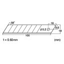 エヌティー 大型L0.6厚刃 替刃 5枚 替え刃 DIY 大工道具 工作 BL06P - 送料無料※800円以上 メール便発送