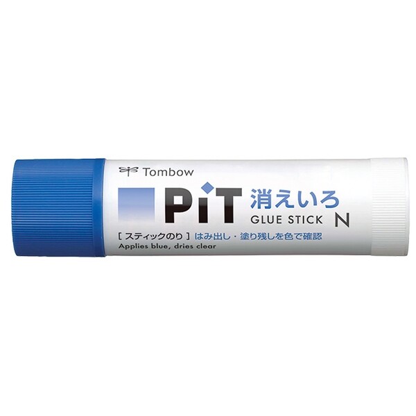 トンボ鉛筆 スティックのり 消えいろピット N PT-NC - 送料無料※800円以上 メール便発送