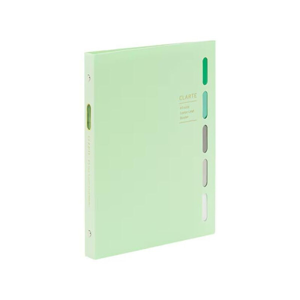 マルマン A5バインダー クラルテ ライトグリーン F415-33 - 送料無料※800円以上 メ...