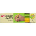 三菱鉛筆 かきかた鉛筆 三角軸 B 黄緑 1ダース K4563B - 送料無料※800円以上 メール便発送