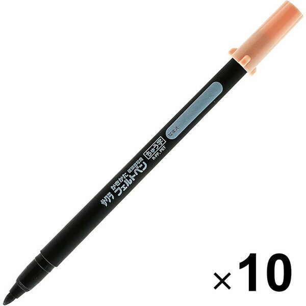樂天商城 - サクラクレパス フェルトペン 黒軸 中字 10個セット FK-M#49 クロ_SET10 - 送料無料※800円以上 メール便発送