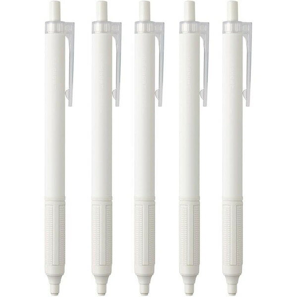 Rakuten - トンボ鉛筆 油性ボールペン モノグラフライト 0.5mm スモーキーホワイト 5個セット BC-MGLE25_SET5 - 送料無料※800円以上 メール便発送