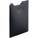リヒトラブ AQUA DROPs クリップファイル A5サイズ 黒 F5065-24 F-5065-24 - 送料無料※800円以上 メール便発送