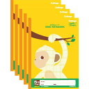 キョクトウ カレッジアニマル ほうがんノート B5 レモンイエロー LT01LY 5冊セット LT01LY_SET5 - 送料無料※800円以上 メール便発送