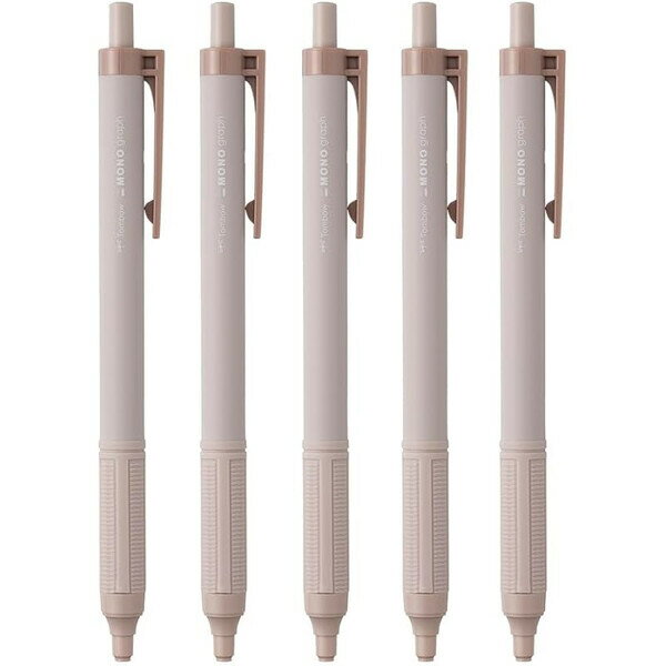 樂天商城 - トンボ鉛筆 油性ボールペン モノグラフライト 0.5mm スモーキーブラウン 5個セット BC-MGLE55_SET5 - 送料無料※800円以上 メール便発送