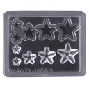 パジコ 透明樹脂(UVレジン)・ねんど用型 ジュエルモールド ミニ ジュエリーカット スター 401012 - 送料無料※800円以上 メール便発送