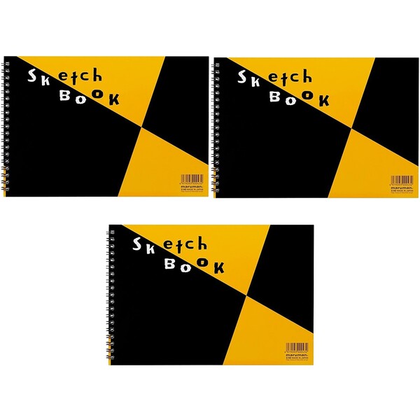【まとめ買い】 3冊セット スケッチブック B5 マルマン 図案シリーズ 画用紙 3個セット 定番 S140 スケブ お絵描き スクラップ S140_SET3 ...