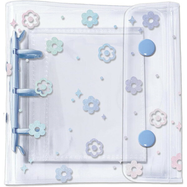 Rakuten - キラキラシールバインダー デイジー B ポケット付シート/10枚入 3穴 クリア 透明 推し活 かわいい クーリア 012817 - 送料無料※800円以上 メール便発送