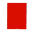 イカリボシ 下敷 A4サイズ 塩ビ(PVC) 赤 透明 M-23R - 送料無料※800円以上 メール便発送