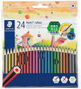 ステッドラー 色鉛筆 ノリスカラー 24色 油性 1セット 185 C24PB - 送料無料※800円以上 メール便発送