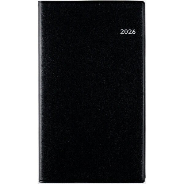 高橋書店 2026年 手帳・ダイアリー () ニューダイアリーミニ4 手帳判 黒 見開き2週間 130 - 送料無料※800円以上 メール便発送