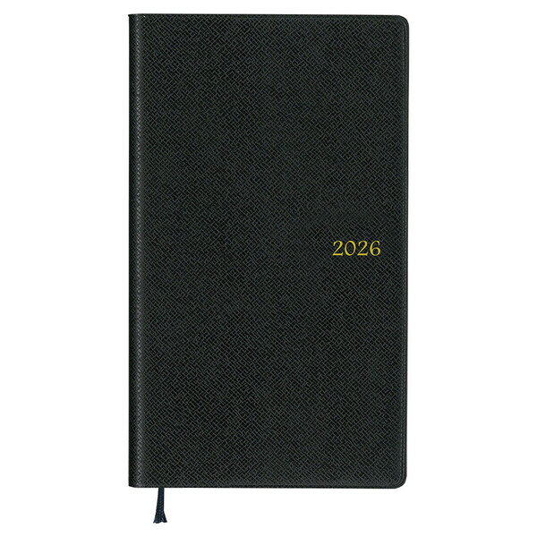 ダイゴー 2026年 手帳・ダイアリー 3月始まり Appoint 手帳 1ヶ月ブロック ブラック E1177 - 送料無料※800円以上 メール便発送